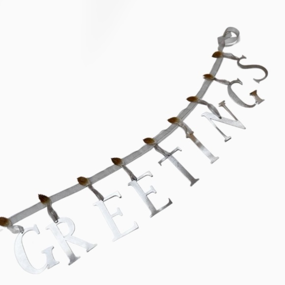 Midwest Seasons Greetings Metal Garland Sarah Lugg Collection ‘03 for Midwest - Picture 8 of 10